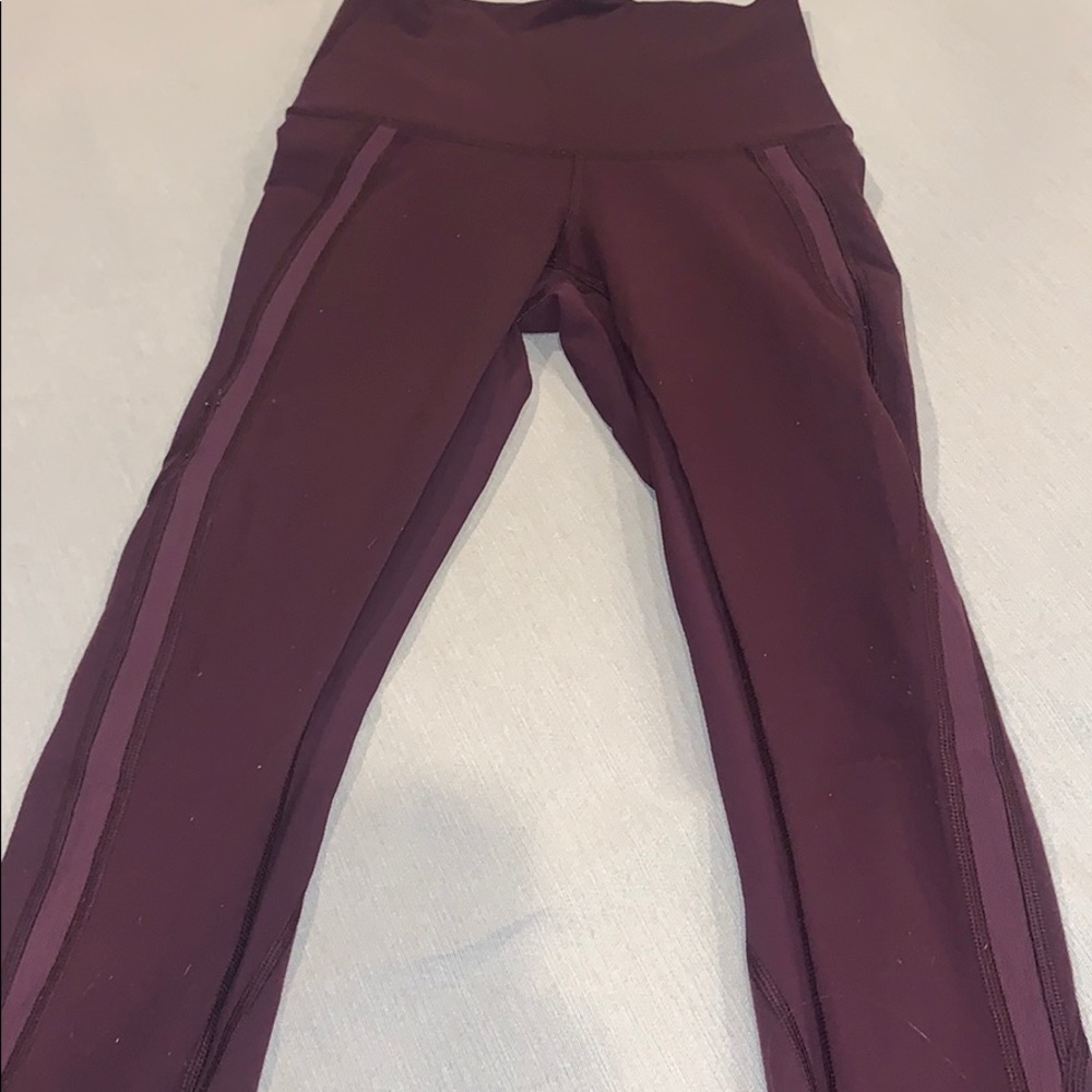 Lululemon High Rise 3/4 Length Leggings